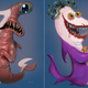 Illustration for article titled And Now, Batman Villains drawn as Cartoon Sharks.